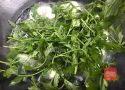 Wild celery leaf tofu soup recipe 10