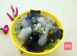 Illustration of how to make shrimp, winter melon and kelp soup 8