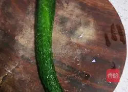 Illustration of how to make emerald cucumber 12