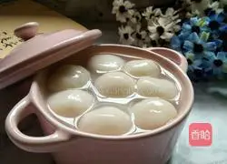 Illustration of how to make sweet glutinous rice balls 8