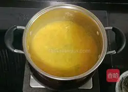 Pumpkin and Shrimp Pumpkin Soup (Baby Complementary Food) Recipe Illustration 12