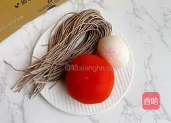 Tomato soba noodles Illustration of how to do it 1