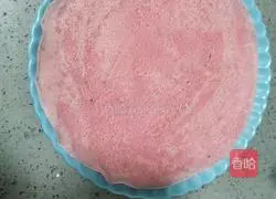 Illustration of how to make dragon fruit pancakes 14