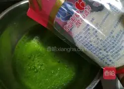 Illustration of making and fermenting green dough 4