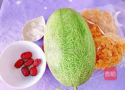 Hamimelon Illustration of how to make white fungus soup 2