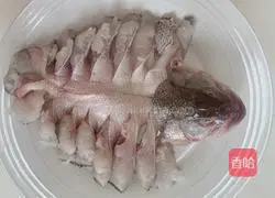 Illustration of steamed sea bass 7