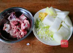 Winter Melon Stewed Pork Ribs Illustration 1