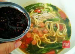 Douyin Internet celebrity egg noodles Illustration of how to do it 9