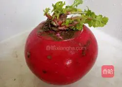 Illustration of how to make radish stuffed buns 4