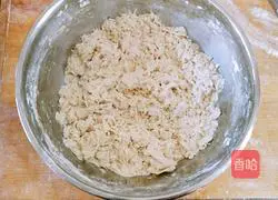 Illustration of how to make spinach and egg dumplings 8