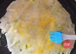 Egg, chive and scallion pancakes Practice illustration 8
