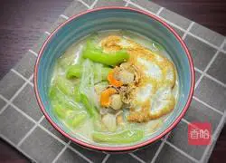 [Spring Healthy Dish] Illustration of how to make golden soup luffa 11