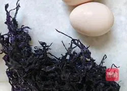 Seaweed and egg soup recipe 1