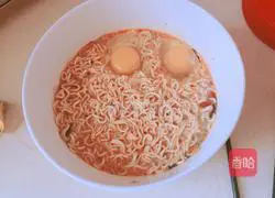 Microwave version.Instant noodles recipe 5