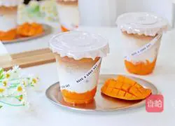 Mango Raw Coconut Latte Recipe Illustration 8