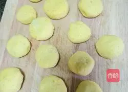 Illustration of making glutinous rice and sweet potato pancakes 7