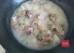 White radish pork ribs soup recipe illustration 7