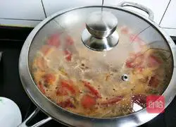 Illustration of home-cooked breakfast noodles 8