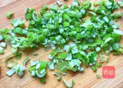 Illustration of how to make green onion cake 2