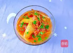 Yellow Tomato Cordyceps Flower Chicken Soup Recipe Illustration 14