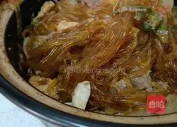 Beef Vermicelli Illustration of how to make a claypot 5