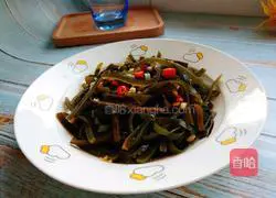 Illustration of how to make cold kelp shreds 7