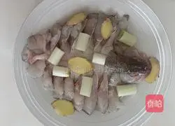 Illustration of how to make steamed seabass 8