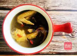 Illustration of how to make matsutake chicken soup 6