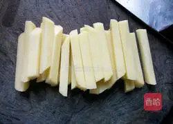 Illustration of how to make French fries 2