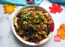 Illustration of how to make eggplant salad (with universal salad juice preparation method included) 15