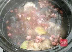 Yam Peanut tube bone soup recipe 8