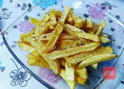 Illustration of how to make French fries 14