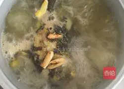 Yellow-bone fish tofu Illustration of how to make soup 5