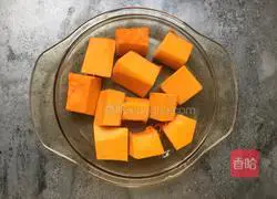 Pumpkin Tremella Custard Recipe Illustration 3