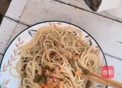 Illustration of hot dry noodles 3