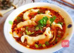 Illustration of how to make sour soup dumplings 1