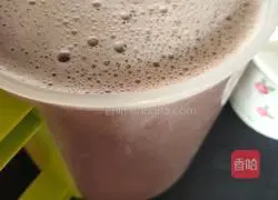 Red bean paste drink (soy milk machine version) illustration 4