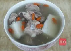 Illustration of how to make pork ribs and yam soup 7