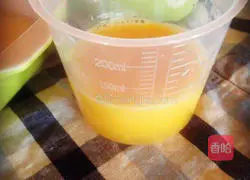 Illustration of how to make egg tofu 2