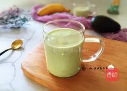 Avocado Banana Milk Illustration of the old practice 8