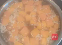 Illustration of how to make fermented white fungus and papaya soup 8