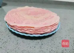 Illustration of how to make dragon fruit pancakes 15