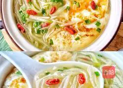 ㊙️Same style as Yang Mi❗️The fresh-looking radish omelette soup is not enough for even three bowls~ Illustration 3 of how to make it 