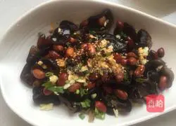 Illustration of how to make cold fungus and peanuts 15