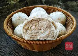 Illustration of how to make dried fruit steamed buns 14