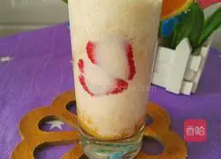 An illustration of how to make Anxin milkshake 8