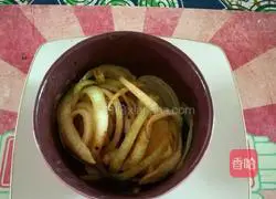 Illustration of how to make onions mixed with fungus 4