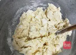 Illustration of how to make yam pancake#baby food supplement#9