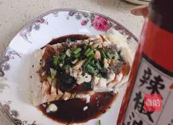 Illustration of how to make preserved egg tofu 13