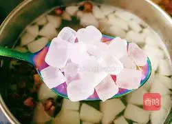 Illustration of how to make healthy rose pear 6